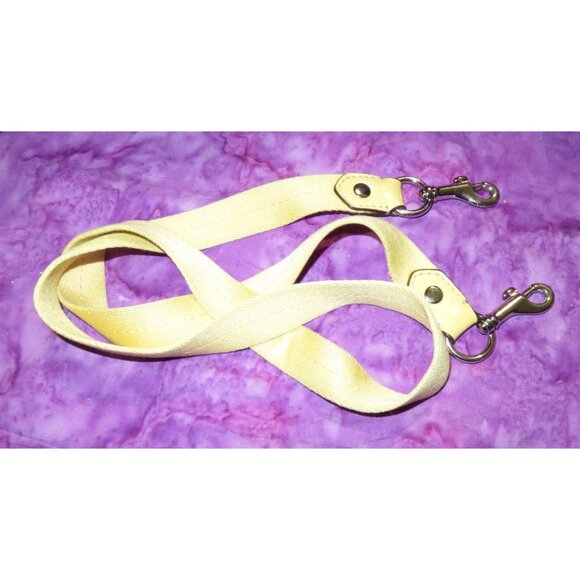 Coach 2012 Canvas & Leather Yellow Signature Demi Baguette Crossbody Hobo - Picture 8 of 11